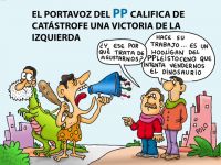 El portavoz del PP califica de catástrofe una victoria de la izquierda
