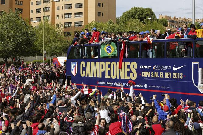 Un Atlético que ya se acostumbra a las celebraciones de títulos